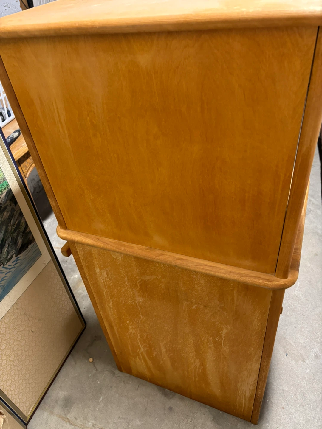 Wooden Kitchen Baker's Rack with Cabinet - photo 4