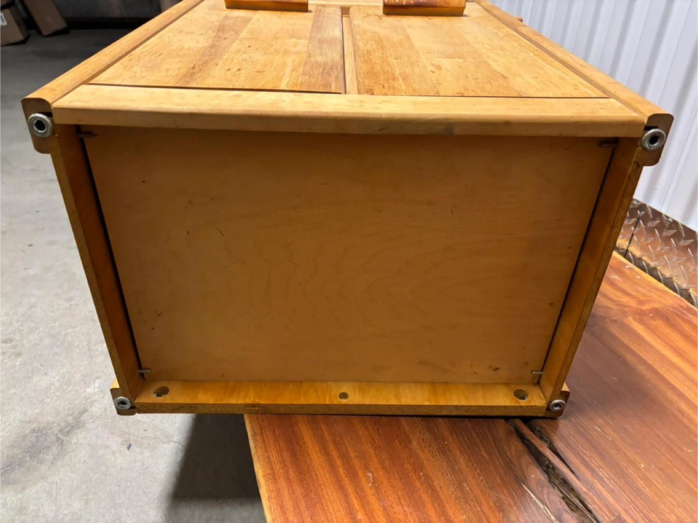 Wooden Kitchen Baker's Rack with Cabinet - photo 2