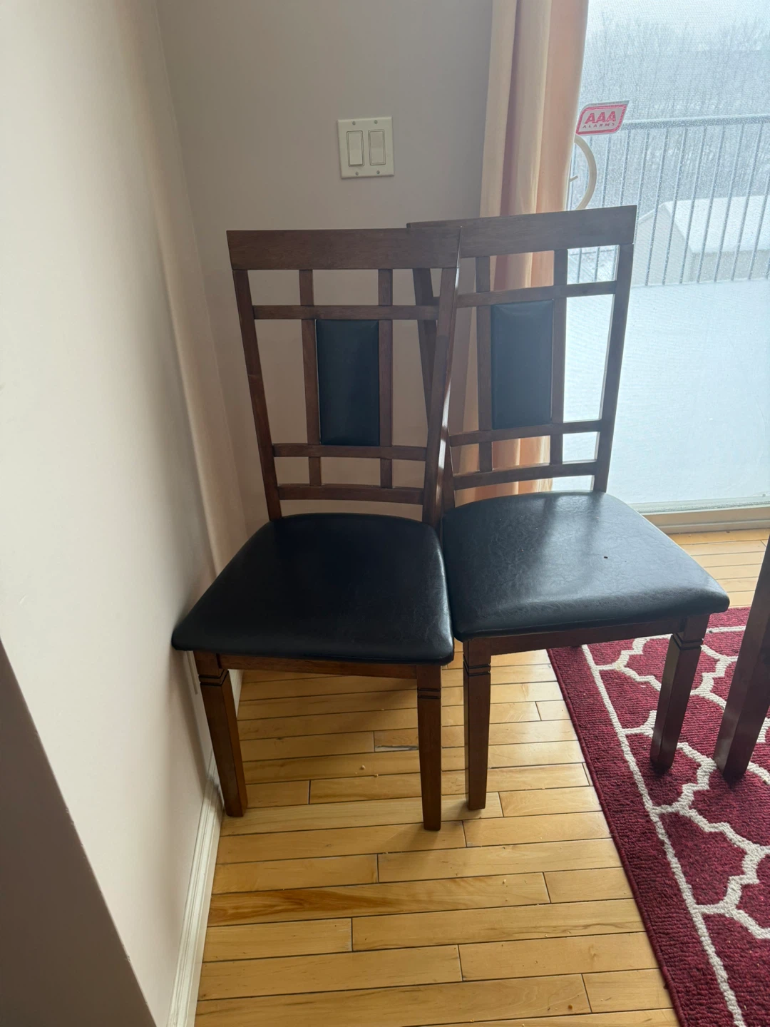 Wooden Dining Table and Chairs Set