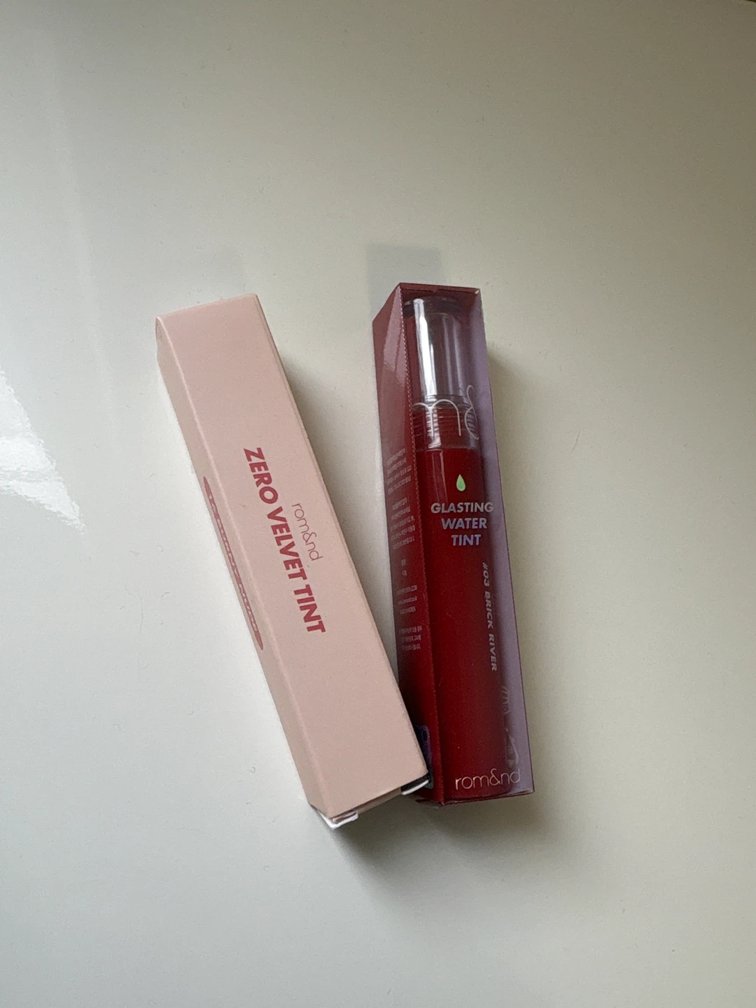 NEW Rom&nd Zero Velvet Tint & Glasting Water Tint