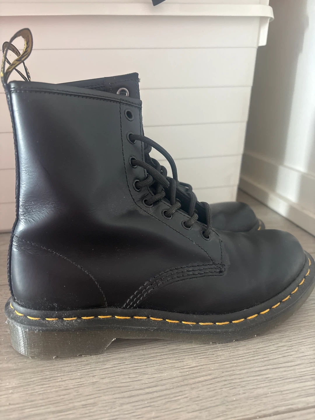 Dr. Martens Black Leather Boots