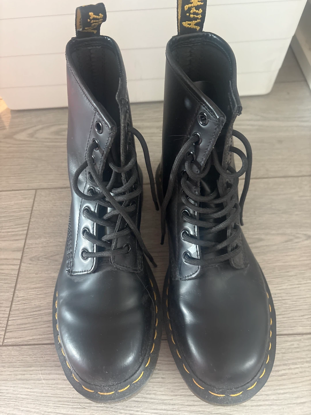 Dr. Martens Black Leather Boots - photo 2