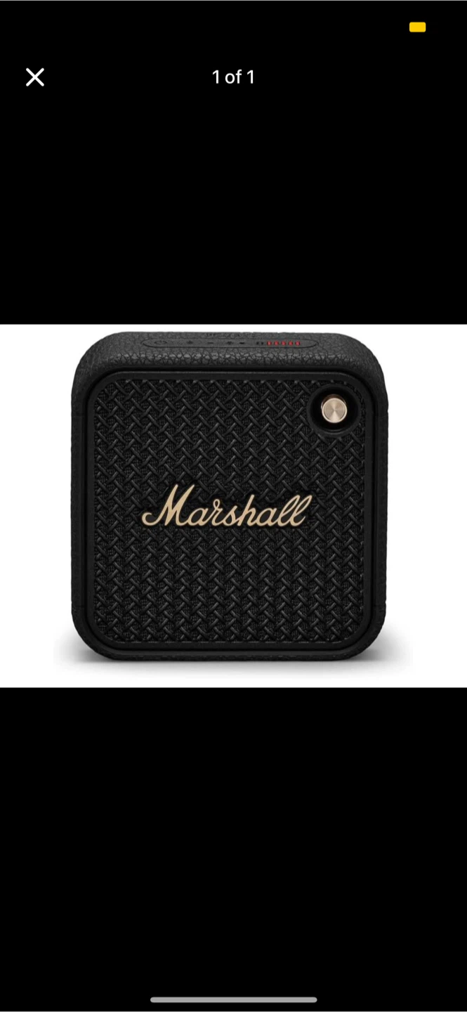 Marshall Portable Bluetooth Speaker