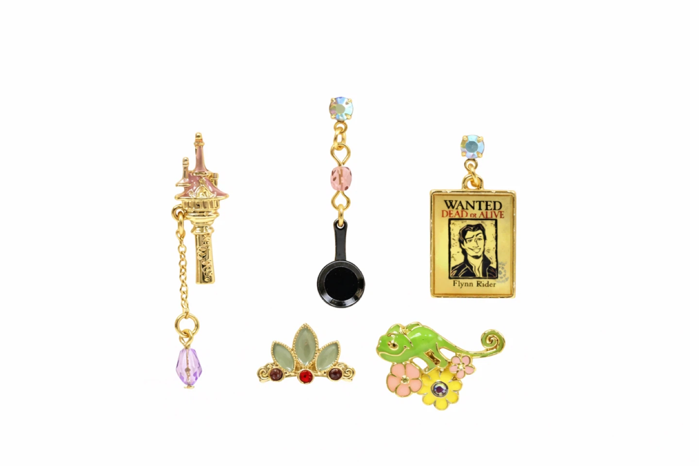 Tokyo Disney Resort Rapunzel Earring Set of 5