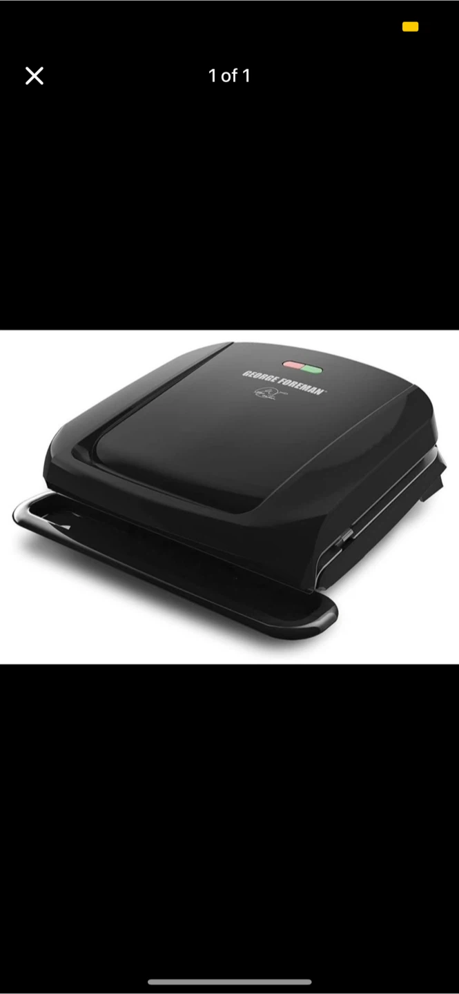 George Foreman Black Indoor Grill