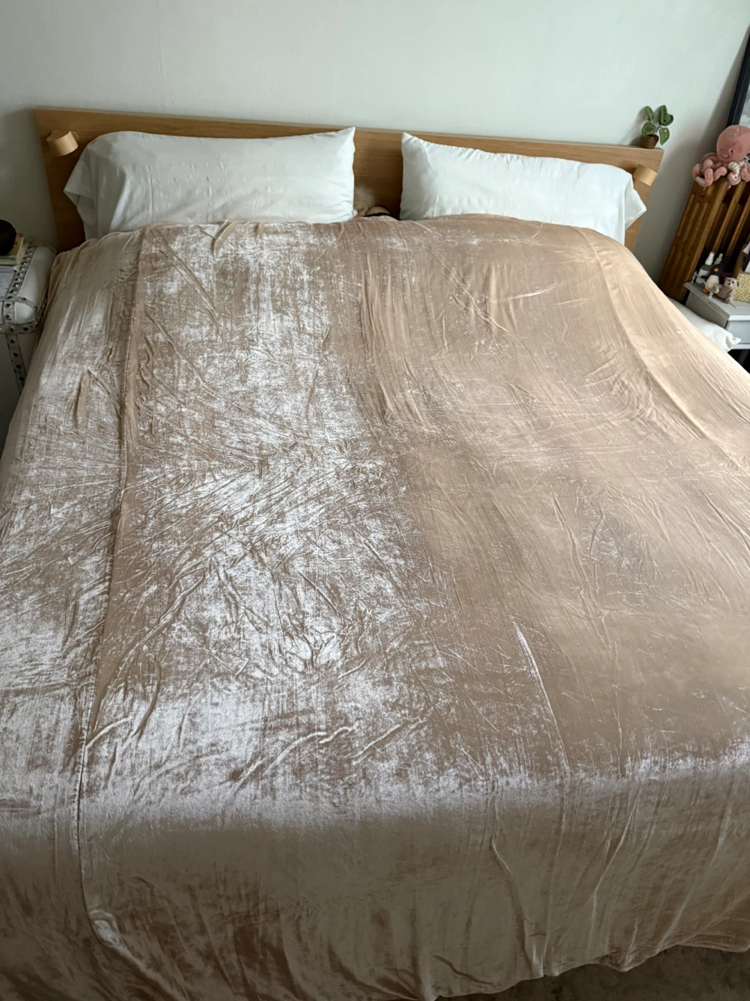 West Elm King Velvet Duvet Cover - photo 3