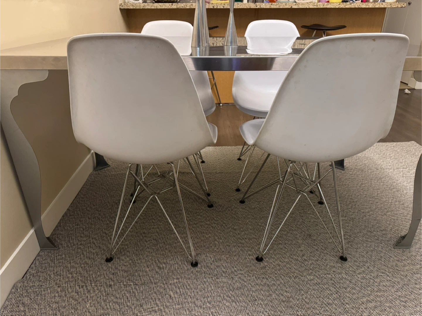 Mid-Century Modern Eames-Inspired Eiffel Chairs - Set of 4 - photo 3