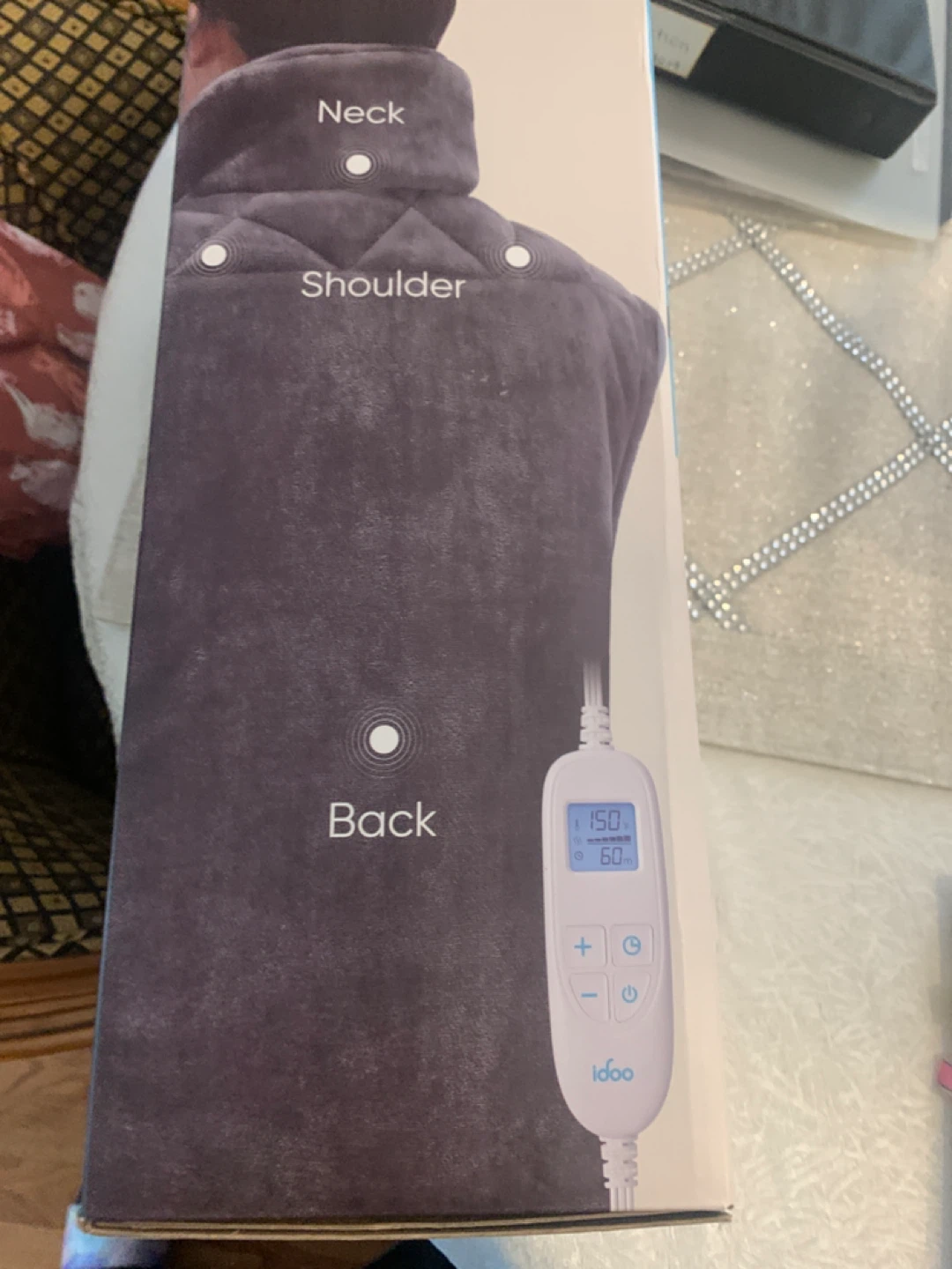 idoo Heating Pad for Neck, Shoulder & Back - photo 2