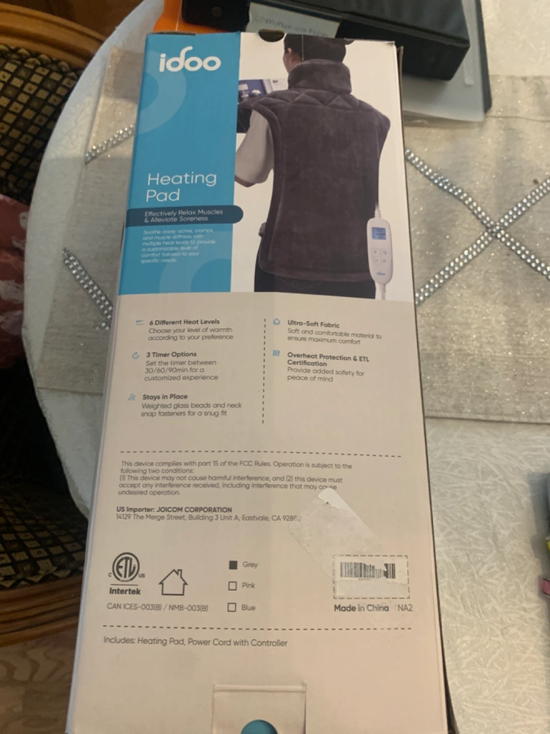 idoo Heating Pad for Neck, Shoulder & Back - photo 3