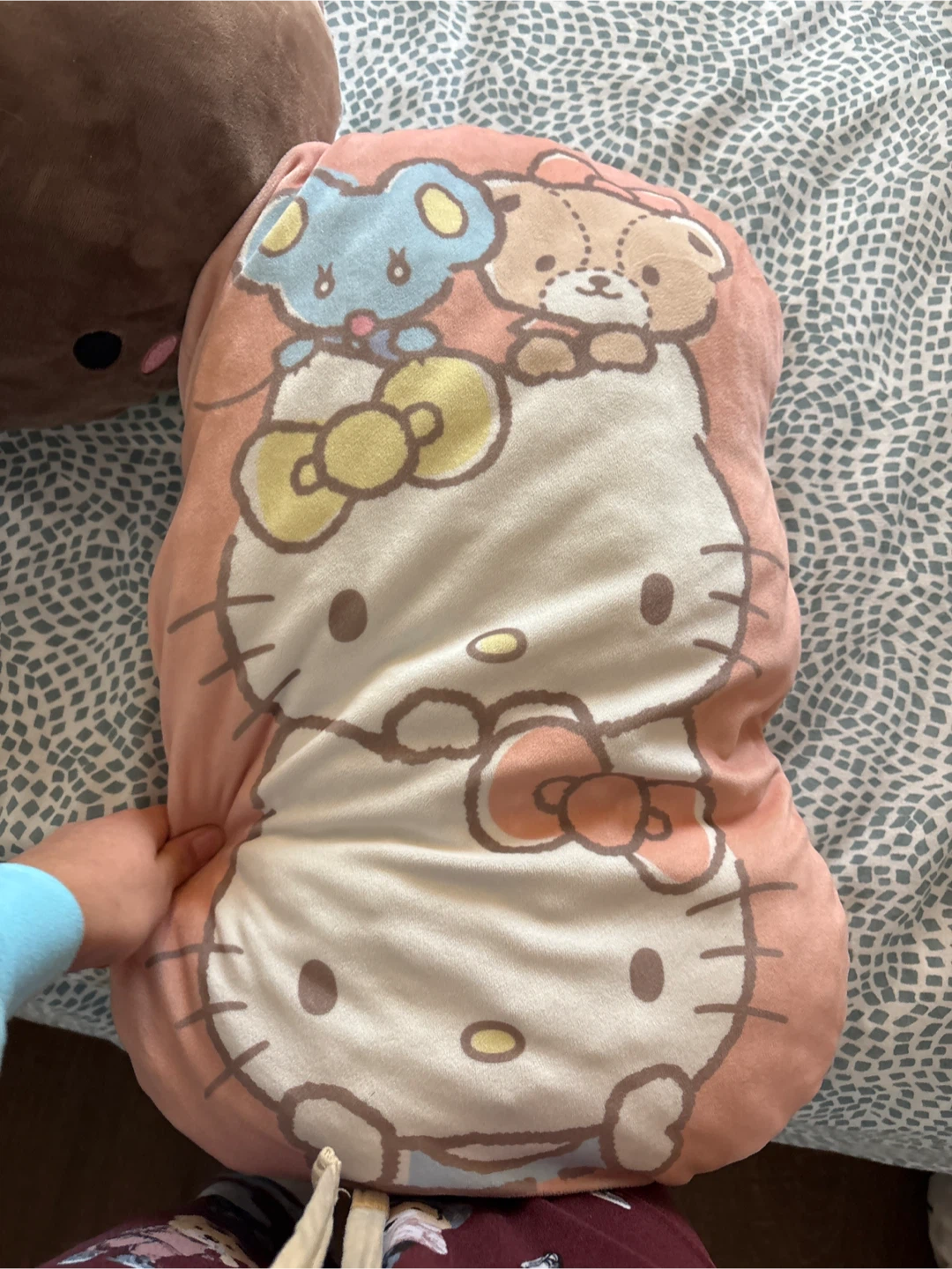 Hello Kitty and Friends Plush Pillow & Brown Round Plush Toy - photo 4