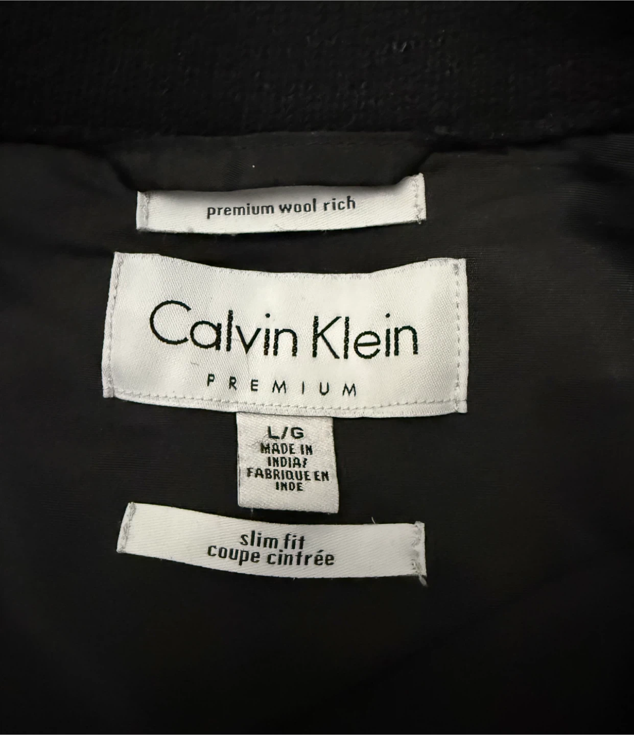 Calvin Klein Premium Wool Blend Blazer Jacket - photo 3