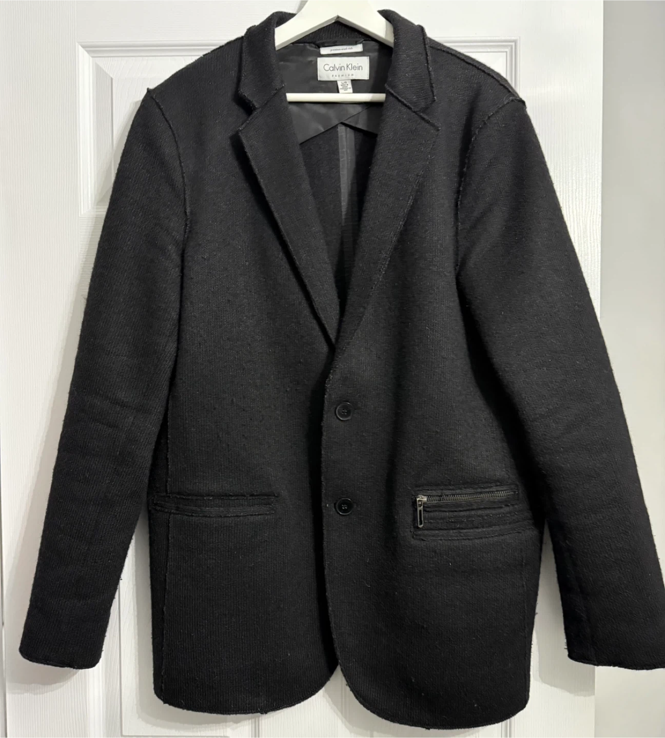Calvin Klein Premium Wool Blend Blazer Jacket