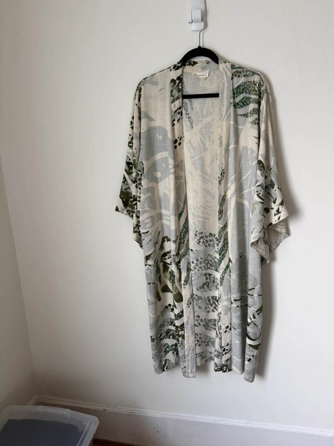 Anthropologie tropical kimono O/S
