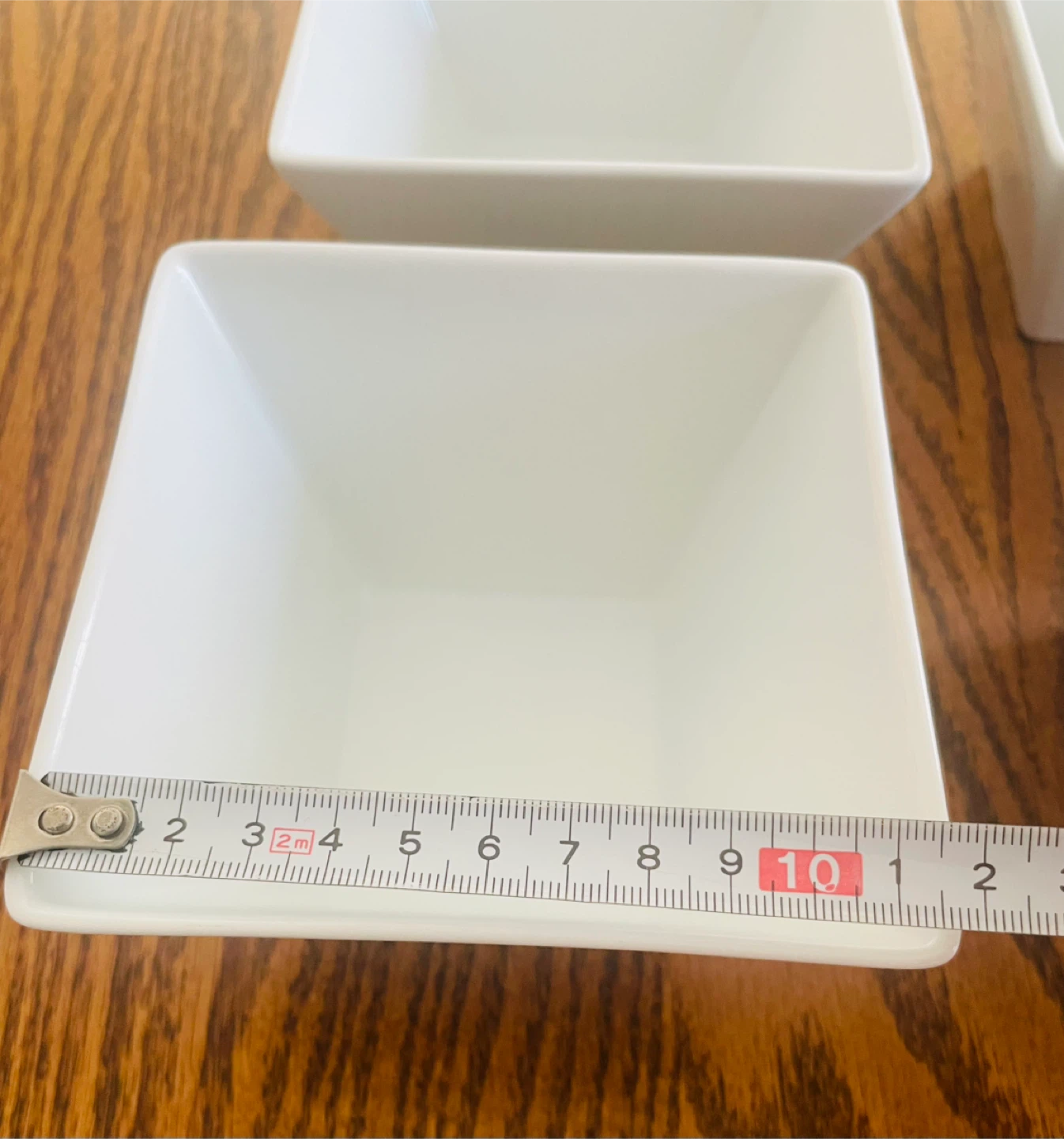 Set of 6 White Square Bowls - photo 3