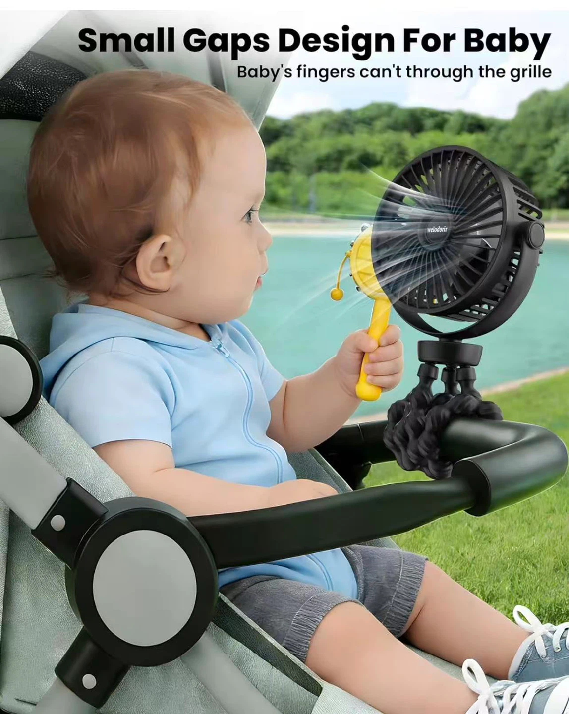 Octopus Hanging Fan with Flexible Tripod - photo 3
