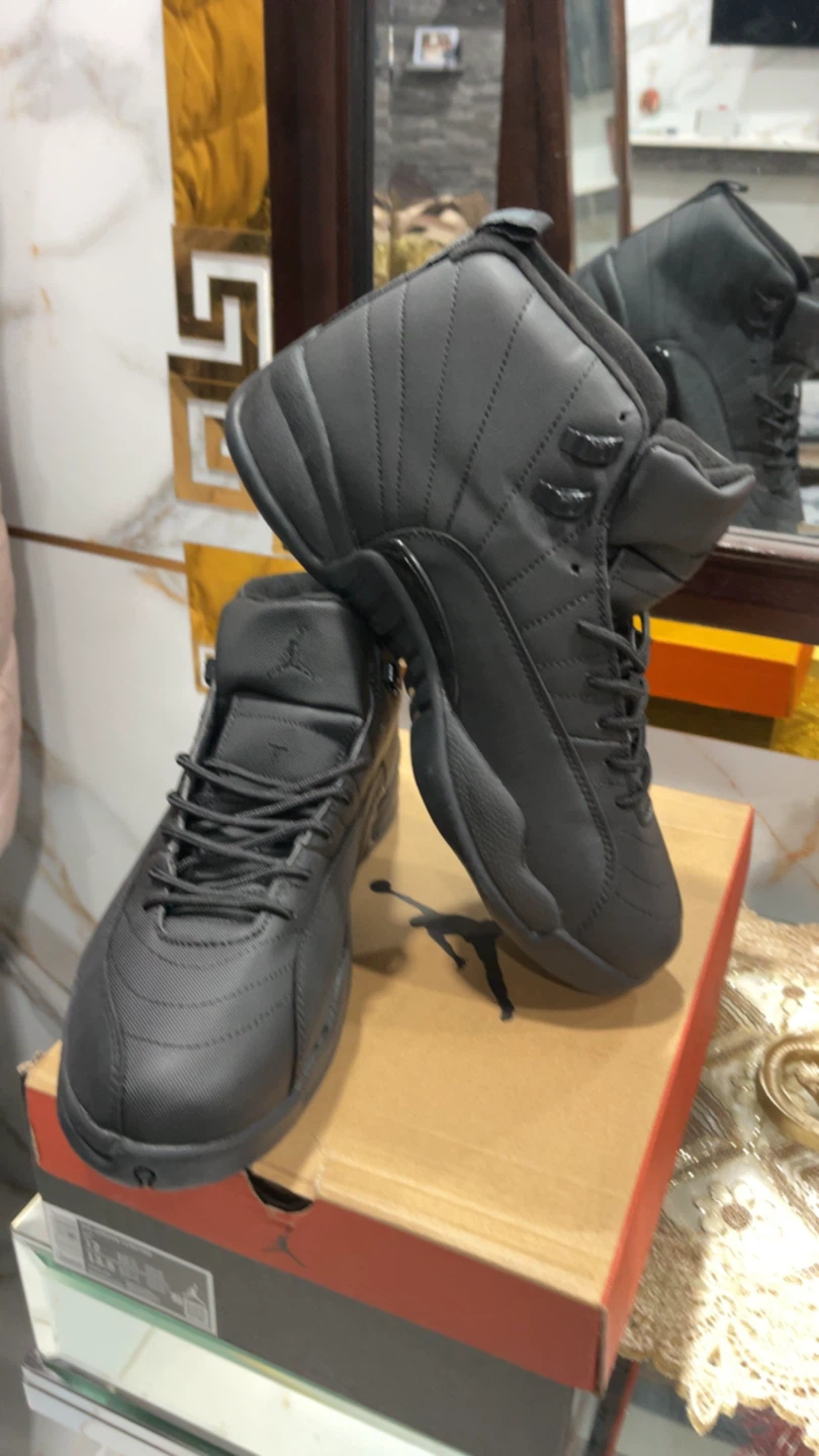Air Jordan  12 Retro Black Sneakers - photo 3