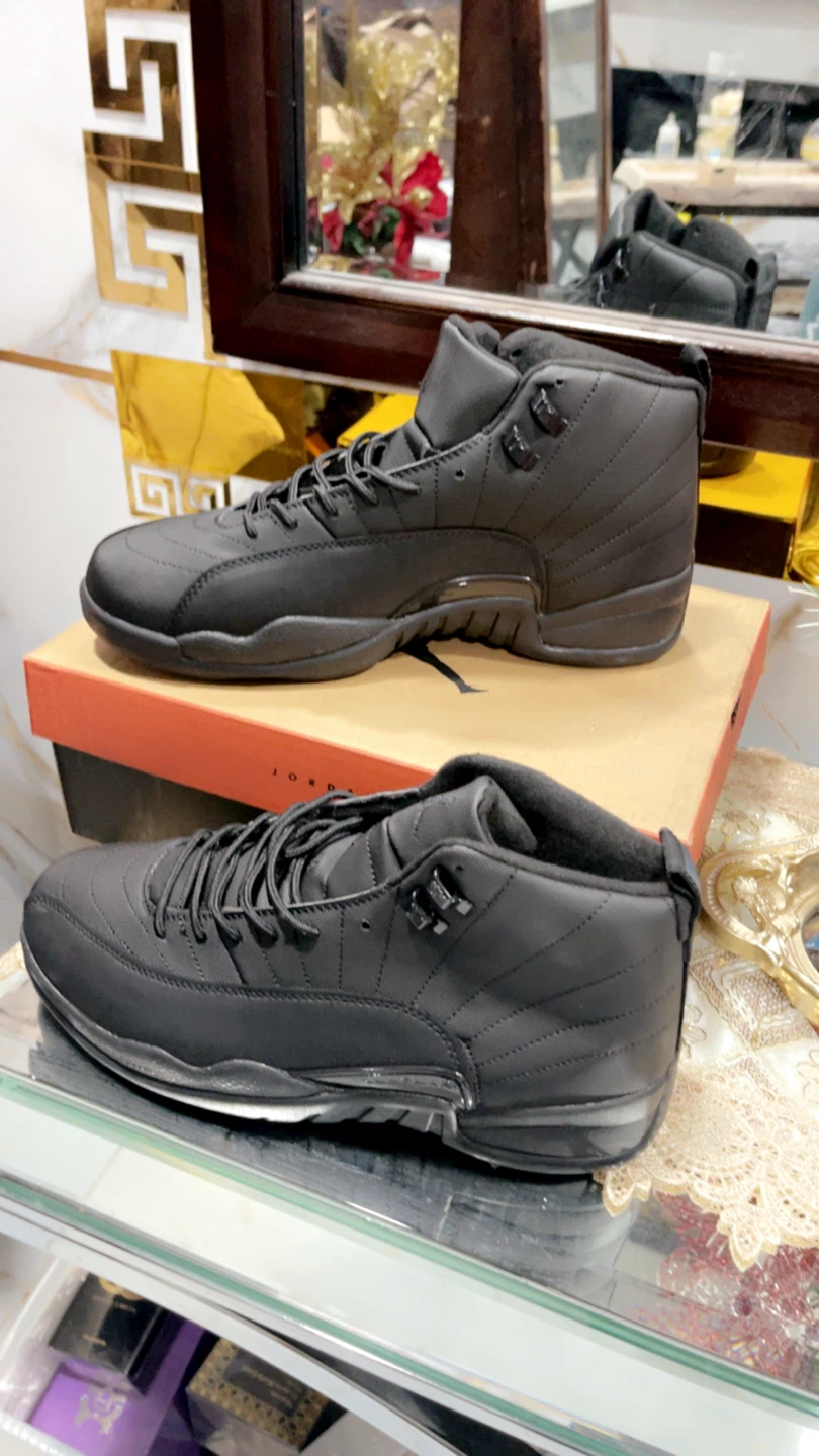 Air Jordan  12 Retro Black Sneakers - photo 2