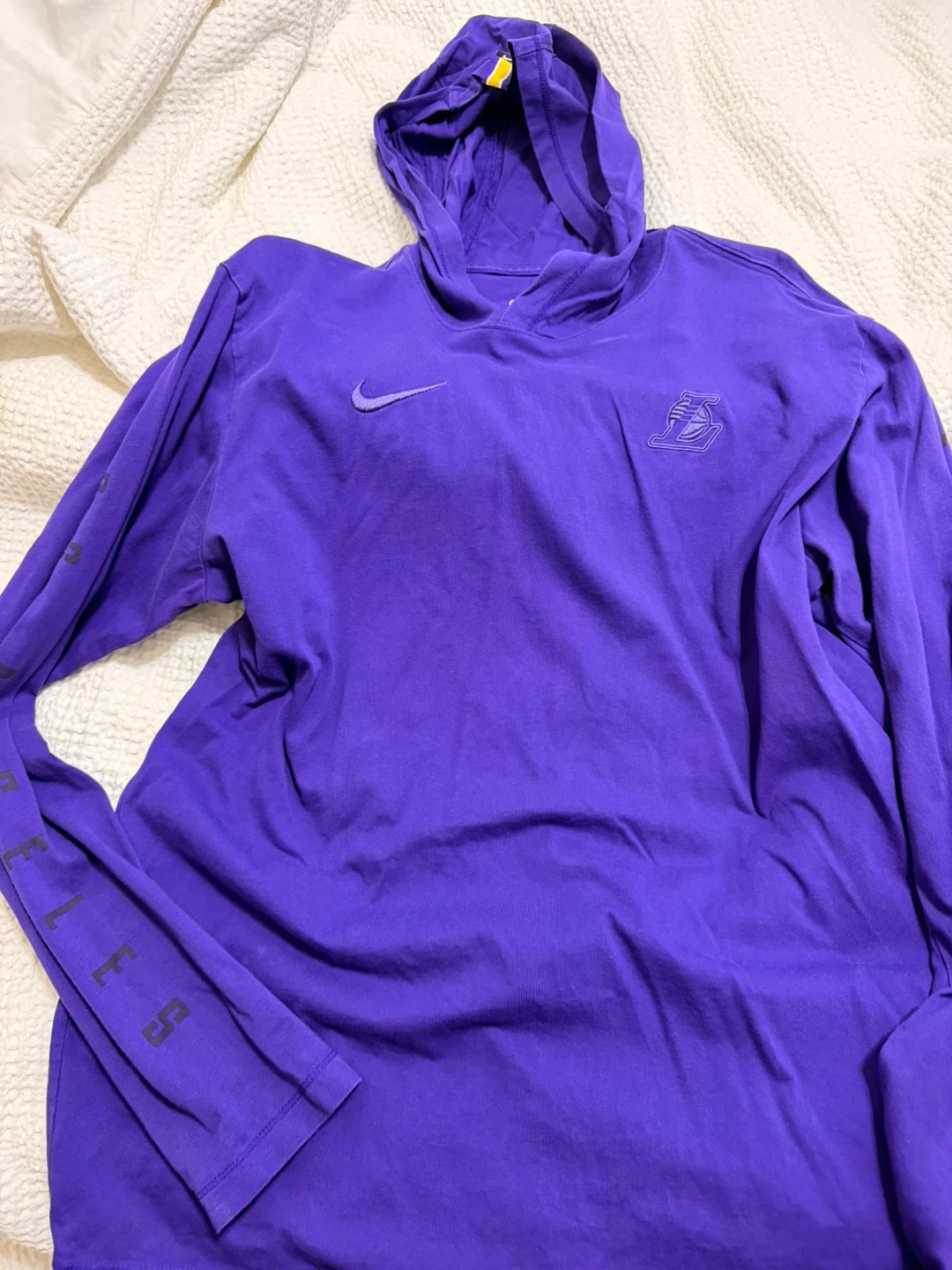Nike Los Angeles Lakers Long Sleeve Shirt size Large