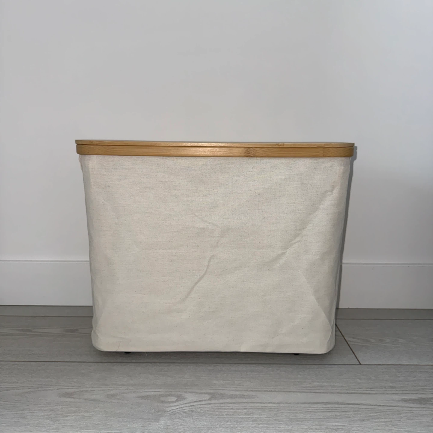 NEW Bamboo Toilet Paper Storage Holder - photo 4