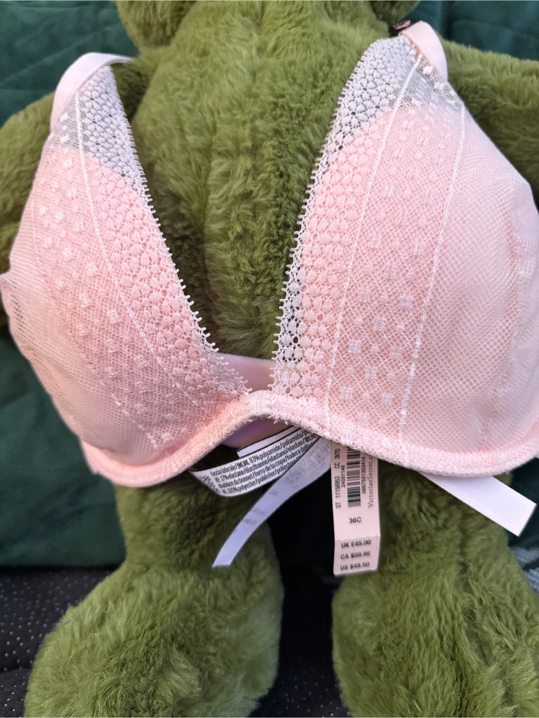 Victoria's Secret Pink Lace Push-Up Bra 36C - photo 2