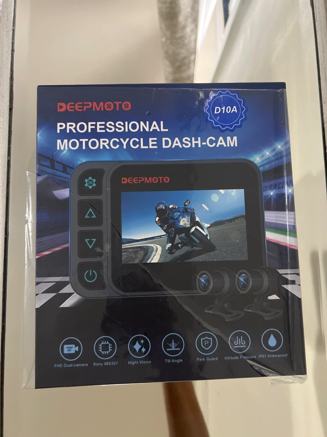 DEEPMOTO D10A Professional Motorcycle Dash-Cam