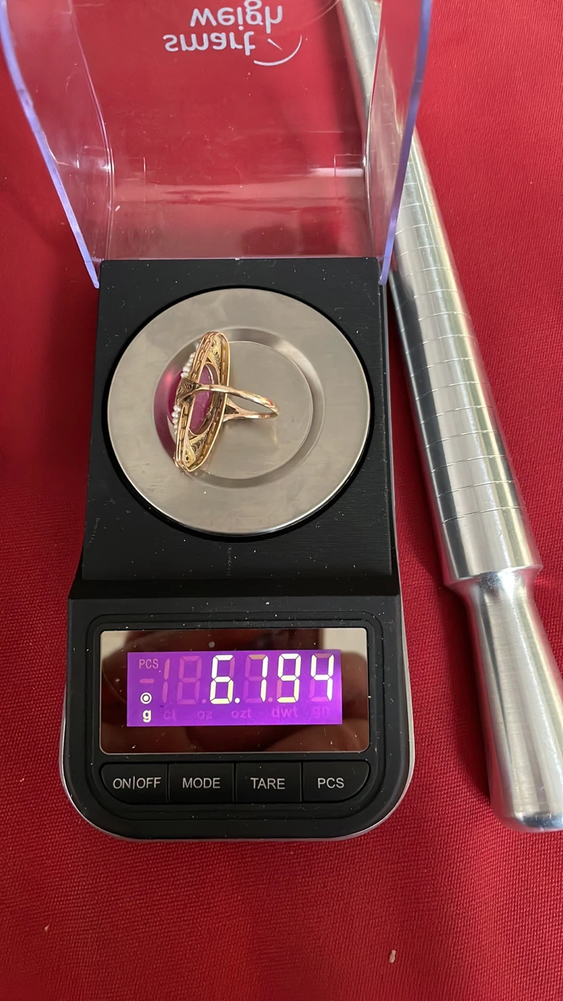 10k Gold ruby ring - photo 5