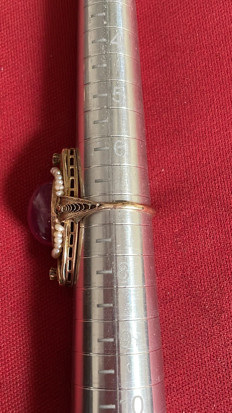 10k Gold ruby ring - photo 4