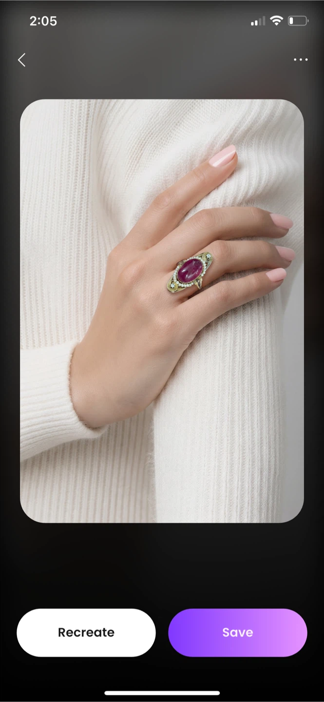 10k Gold ruby ring