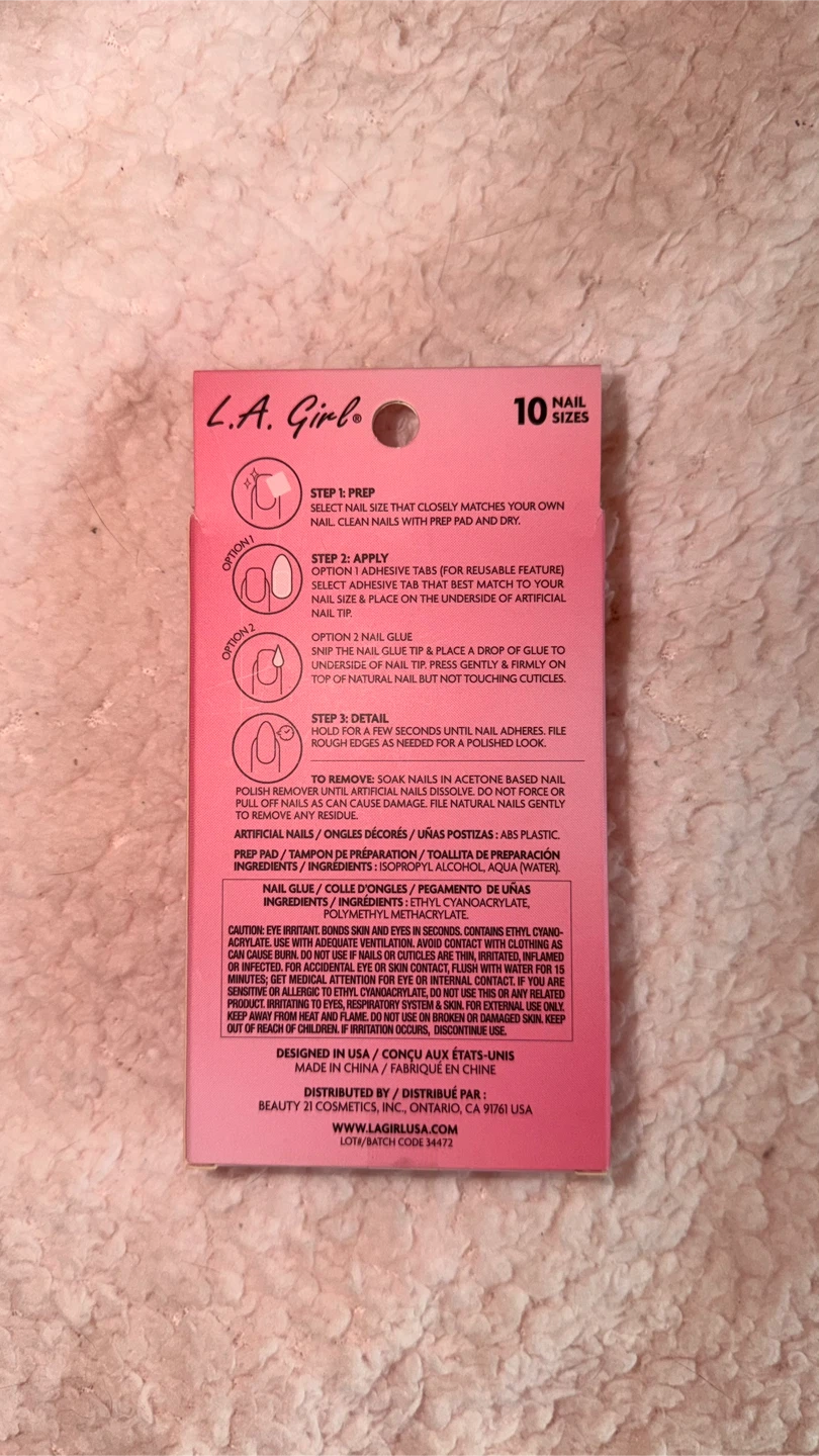 L.A. Girl Luxe Shine Nail Fave Artificial Nails - photo 3
