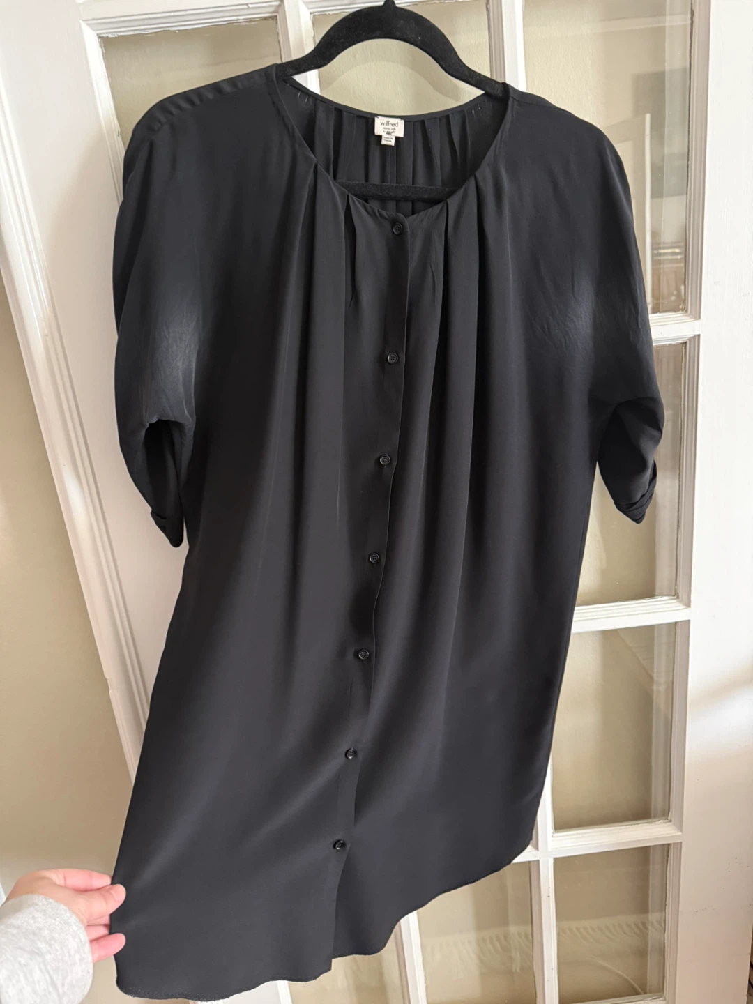 Wilfred silk tunic dress - sz XXS - photo 2