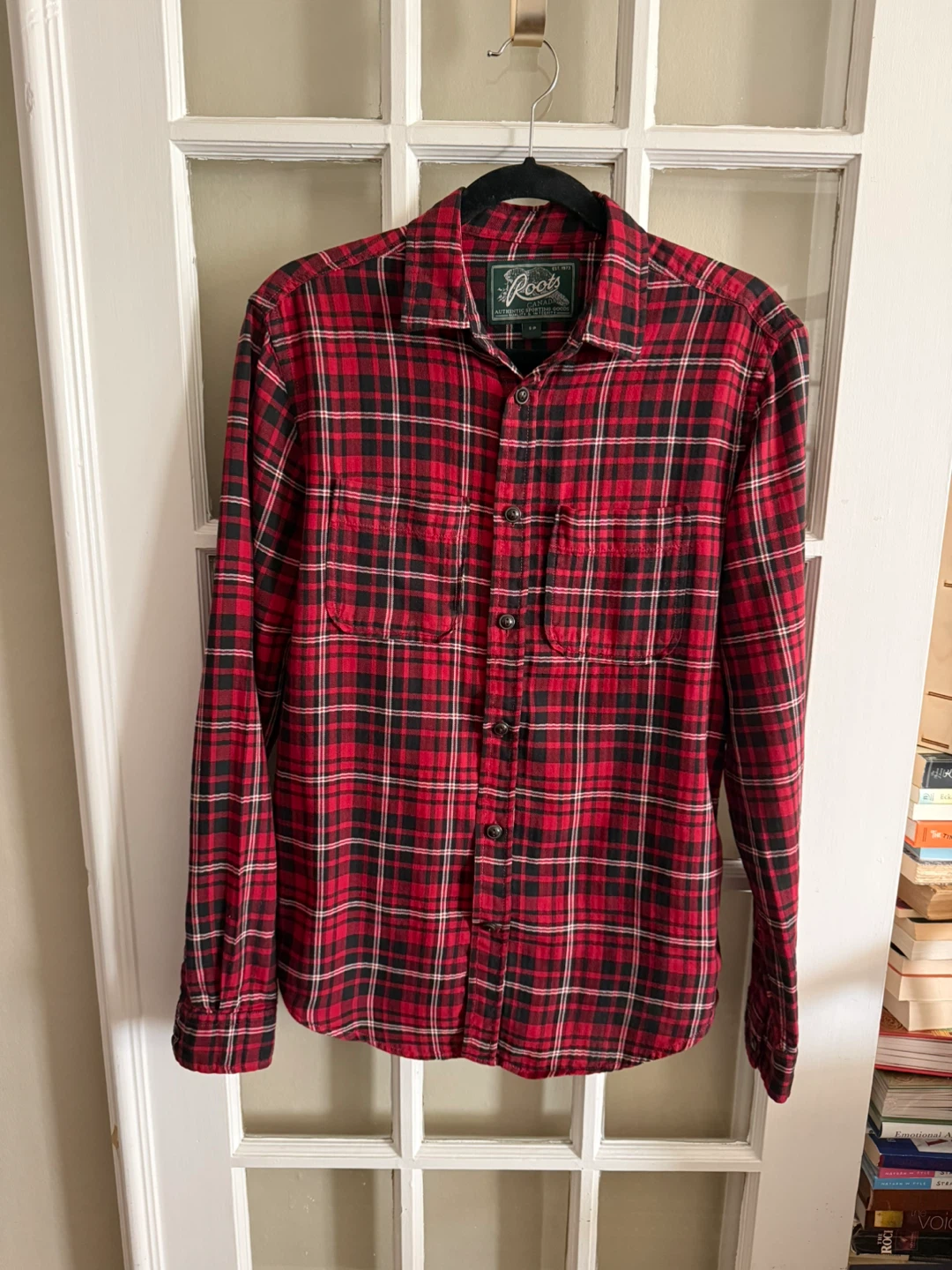 Roots flannel long-sleeve shirt