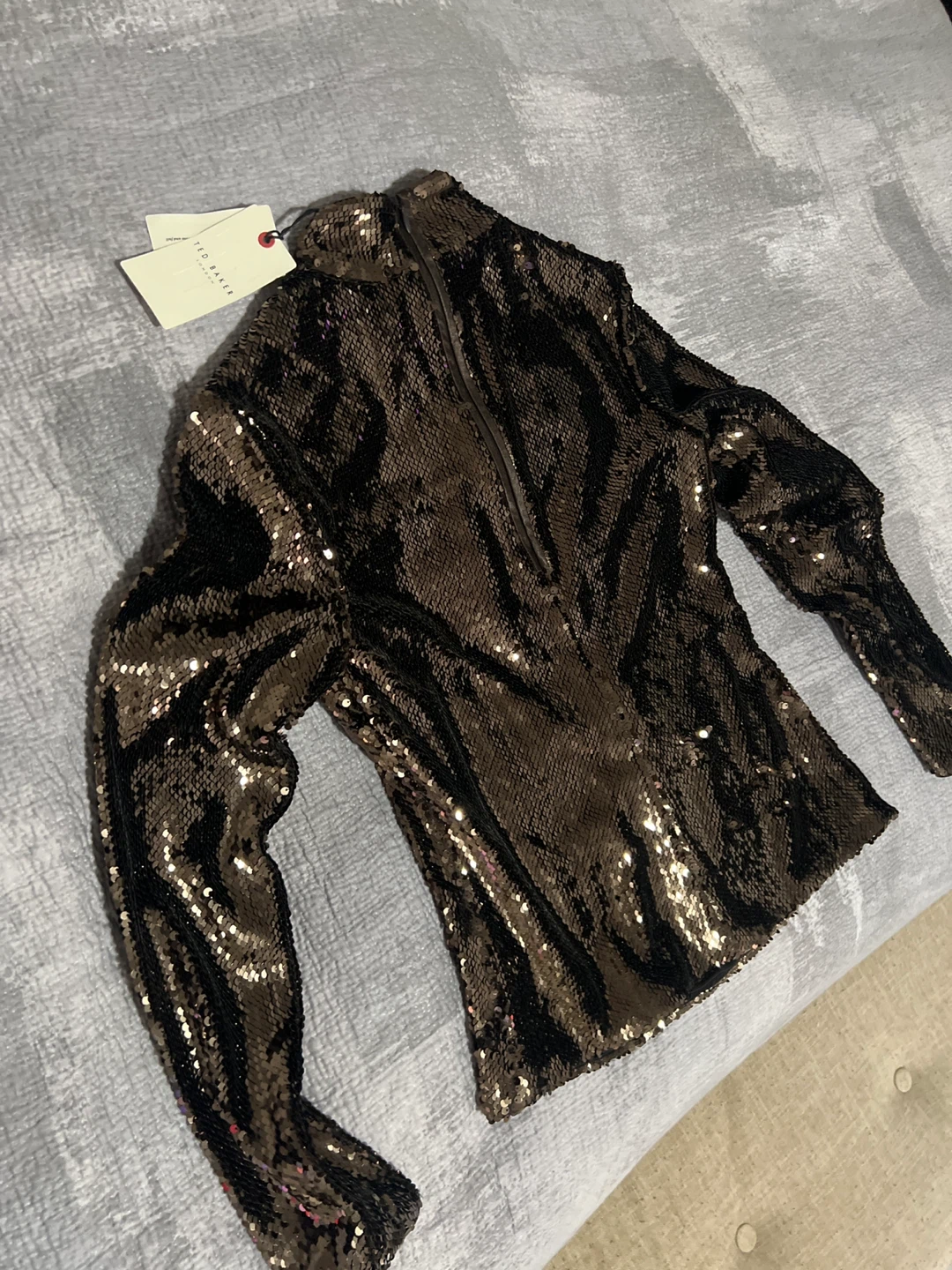 Ted Baker Sequin Long Sleeve Top - photo 4