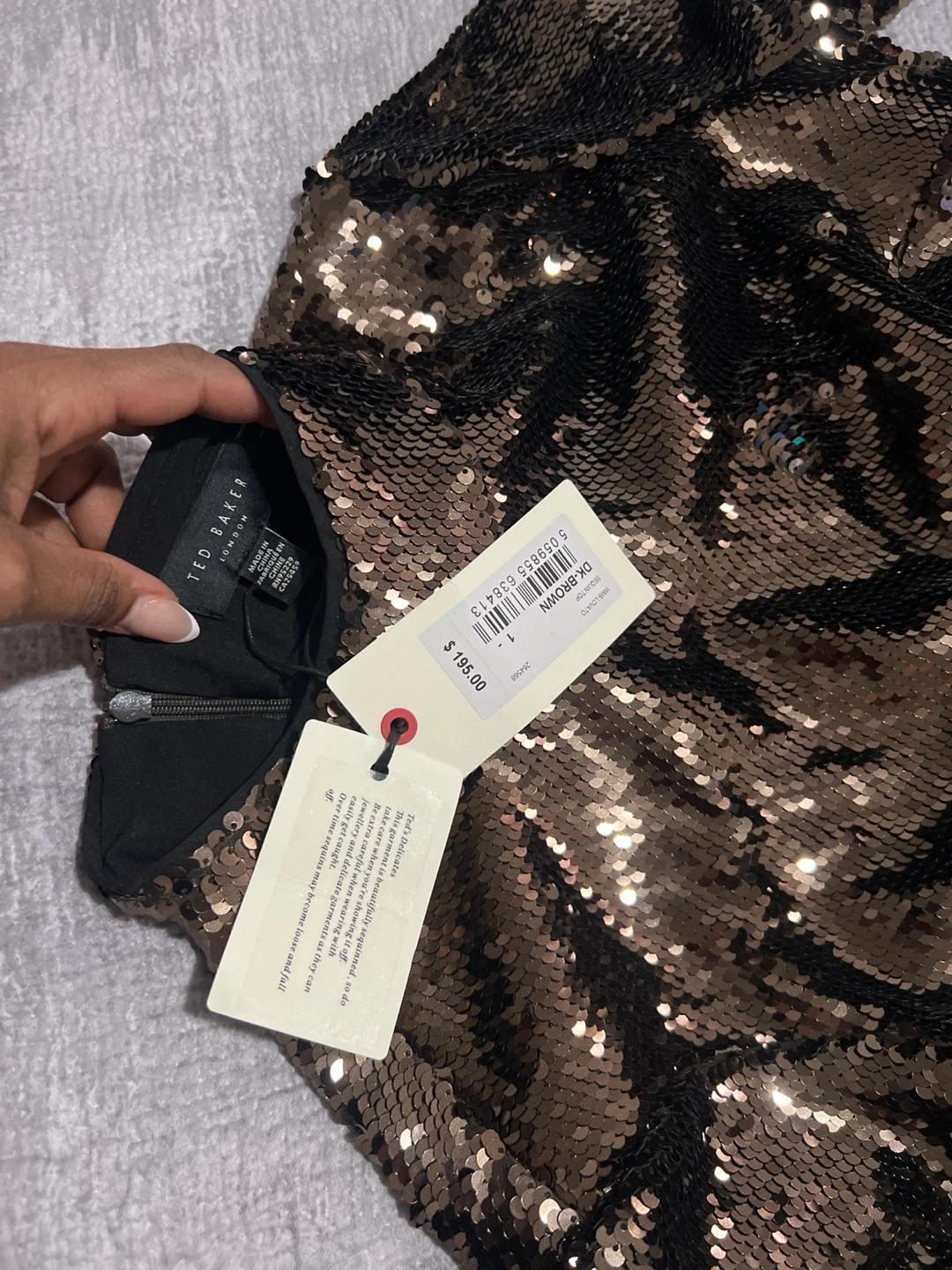 Ted Baker Sequin Long Sleeve Top - photo 2