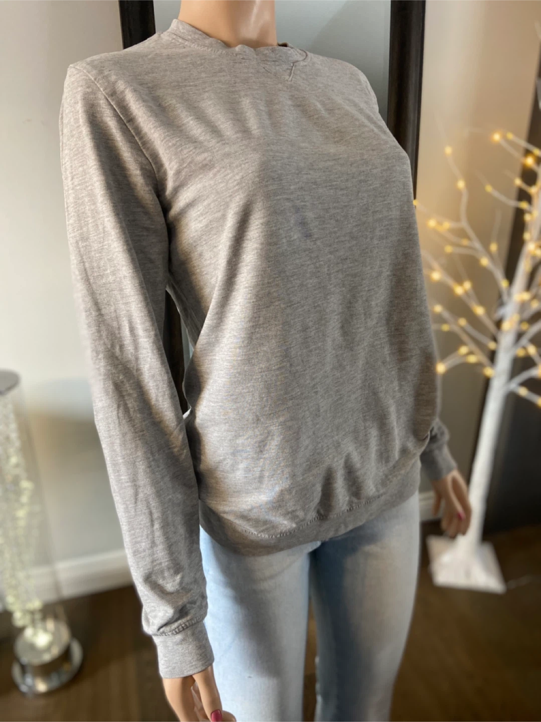 EUC: ONLY & SONS Grey Crewneck Sweatshirt S - photo 5
