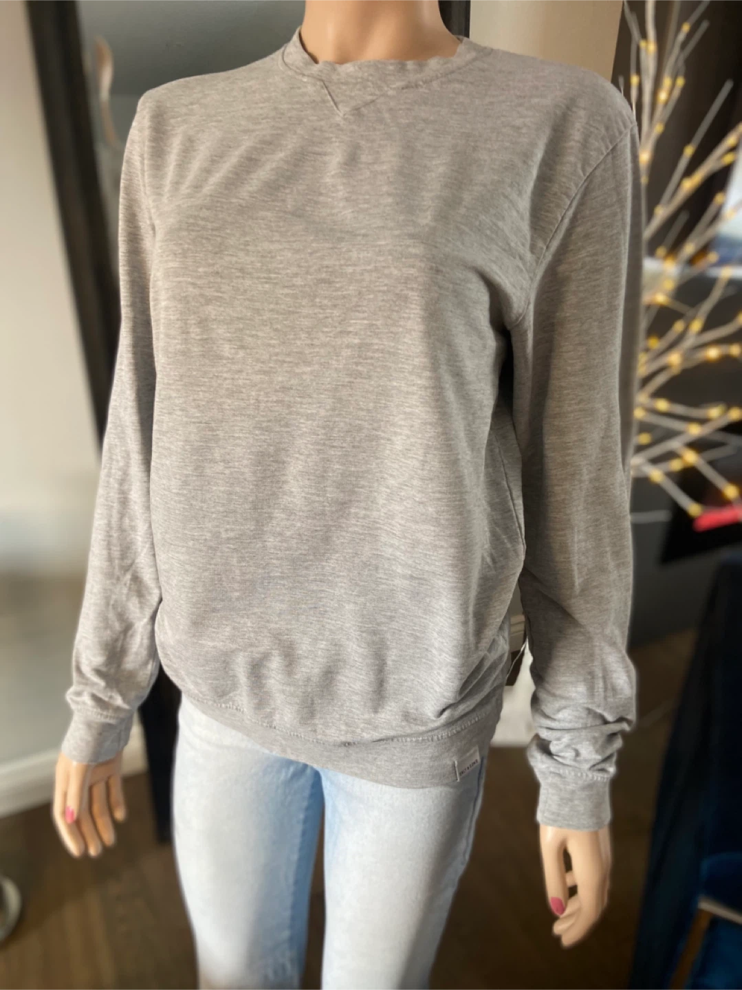 EUC: ONLY & SONS Grey Crewneck Sweatshirt S - photo 2