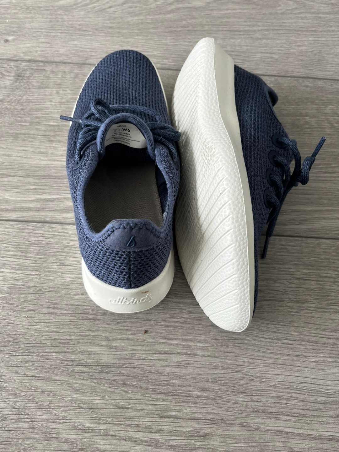 Allbirds Wool Runners women’s Size 6 Navy Blue - photo 3