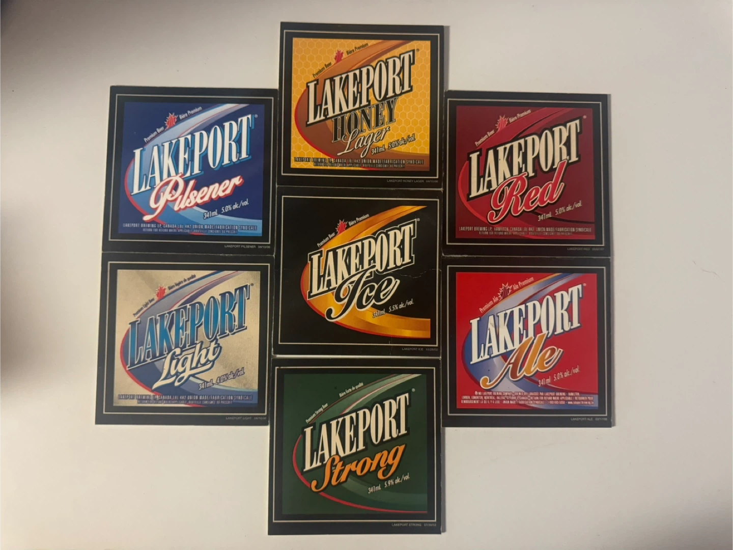 Lakeport Family Beer Placard Collection