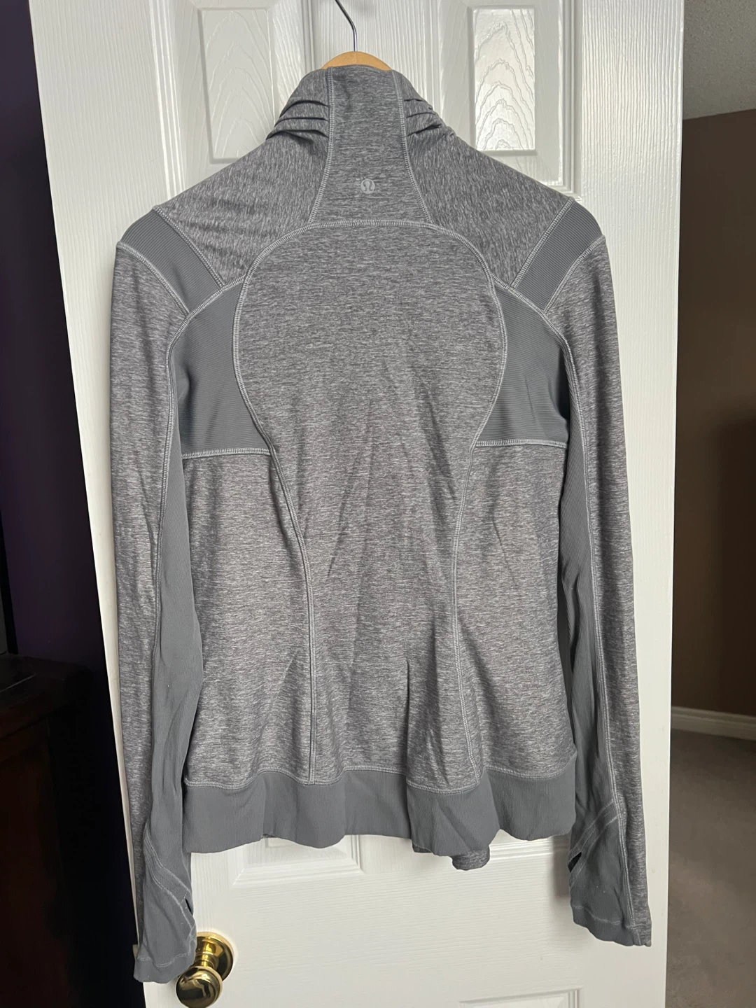 Lululemon Grey Asymmetrical Zip Jacket - photo 3