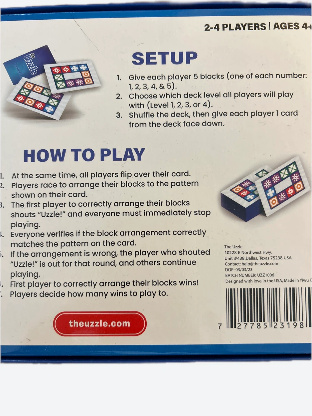 The Uzzle Family Game - photo 3