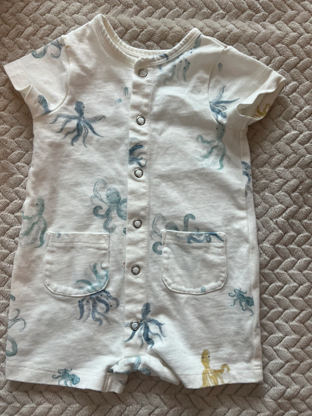 Pehr Baby Romper 3-6M Octopus Print