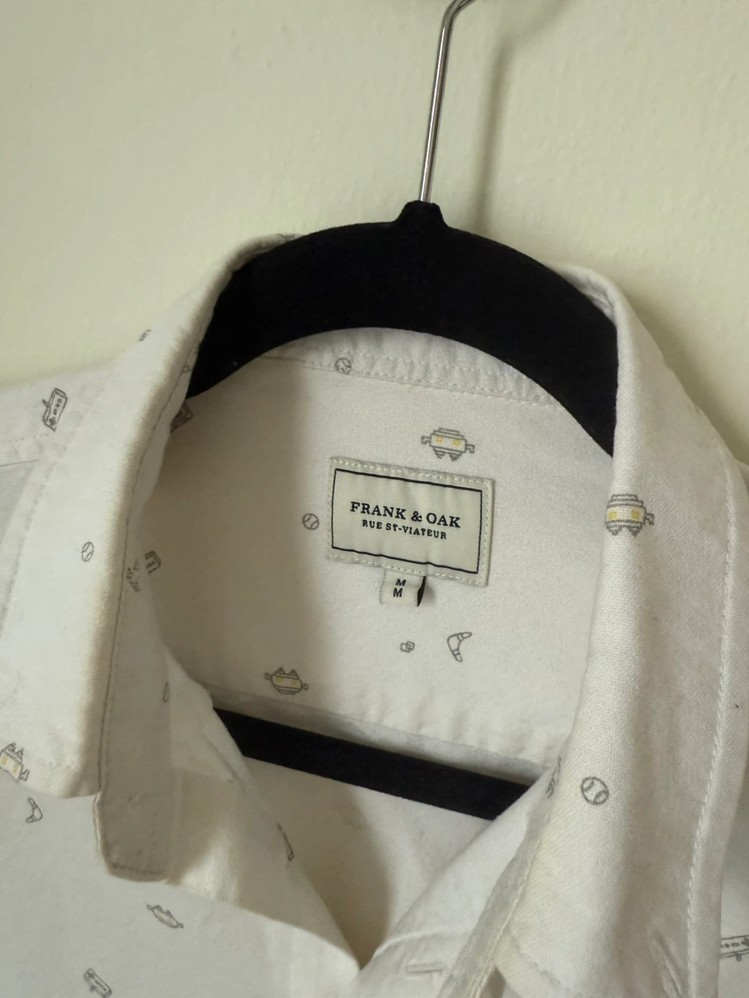Frank + Oak men’s button-up shirt