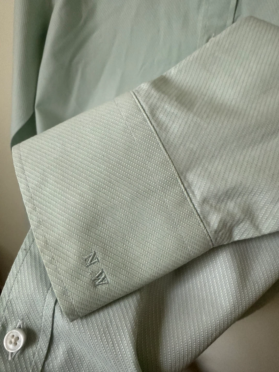 Bespoke-made men’s dress shirt — size M - photo 5