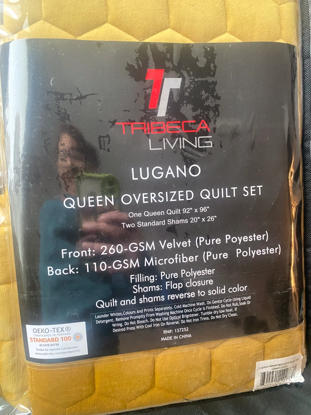Tribeca Living Lugano Queen Oversized Quilt Set - photo 5
