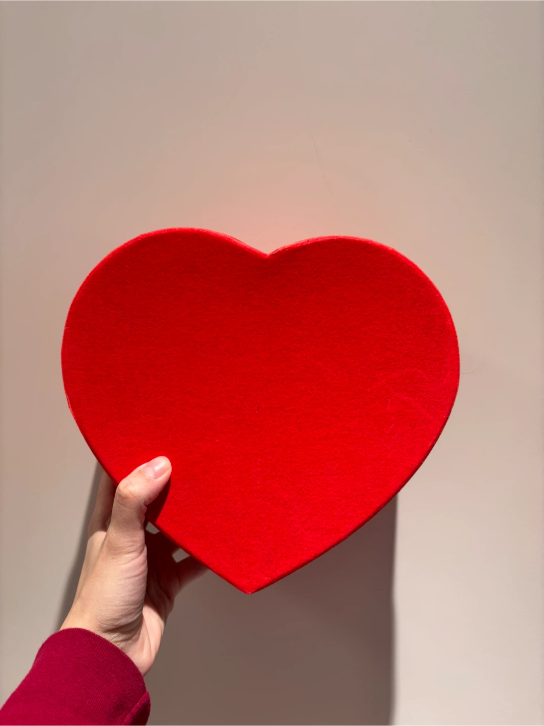 Red Heart Shaped Gift Box