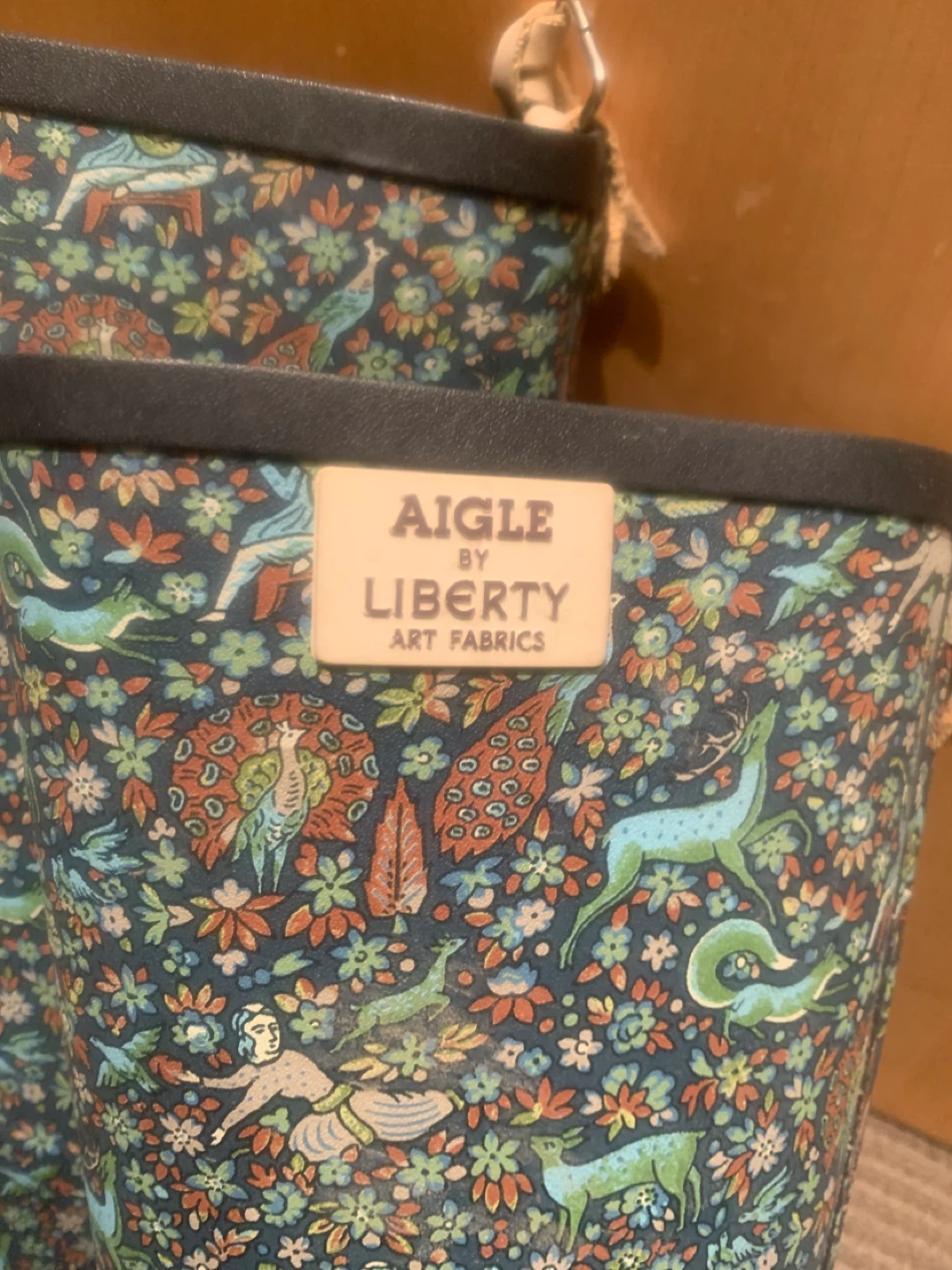 Aigle by Liberty Art Fabrics Rain Boots - women size 8 - photo 3