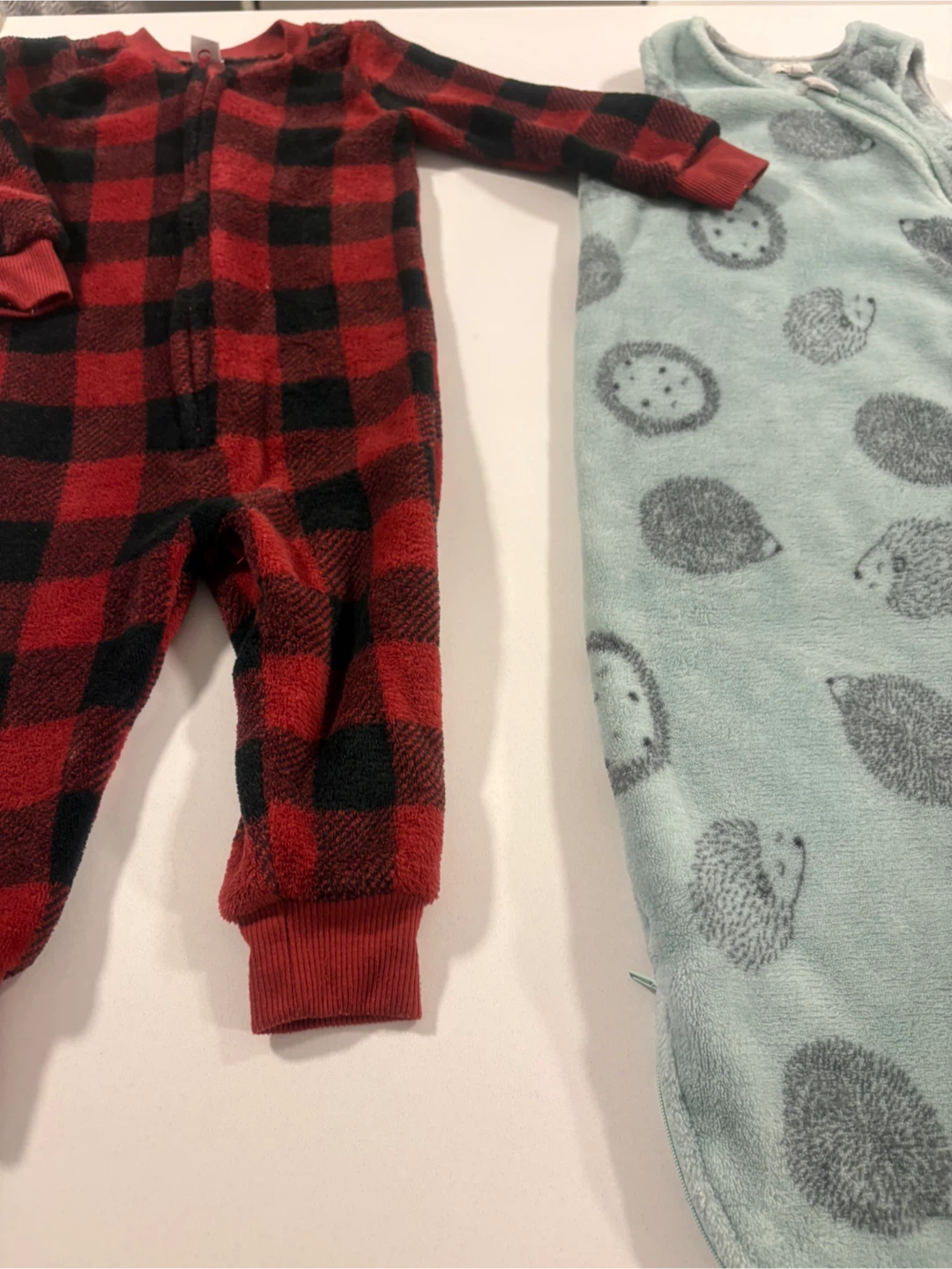 Combinaison pyjama Plaid Rouge et Noir Pli Sleep Taille 2