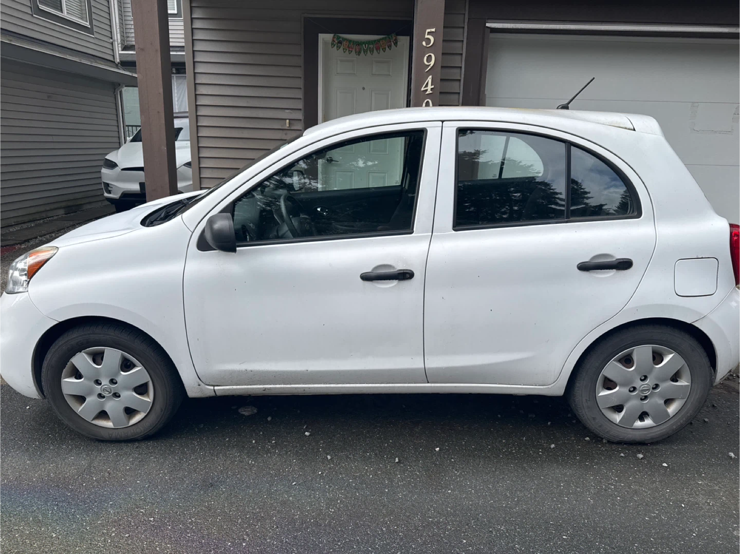 White Nissan Micra Hatchback 2015 Model - photo 2