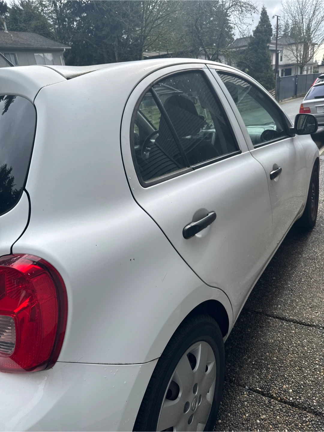 White Nissan Micra Hatchback 2015 Model - photo 4