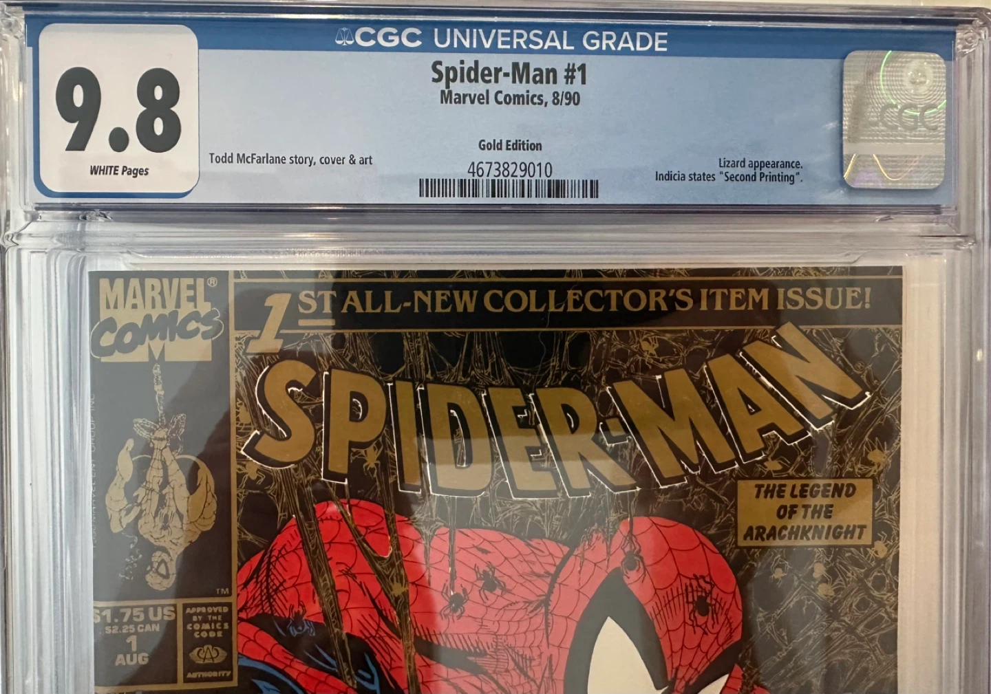 Spider-Man #1 Gold Edition Comic - photo 2