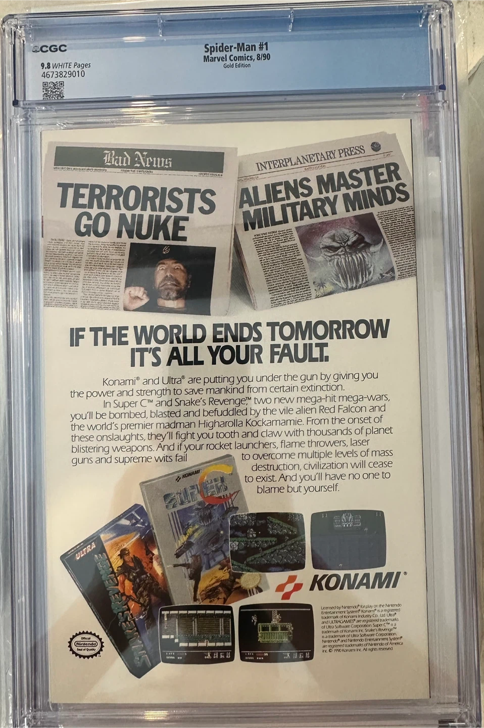 Spider-Man #1 Gold Edition Comic - photo 3